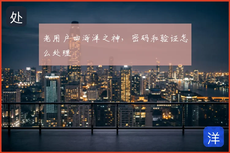 老用户回海洋之神，密码和验证怎么处理